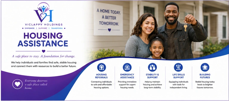 Housing Assistance - A safe place to stay, a foundation for change