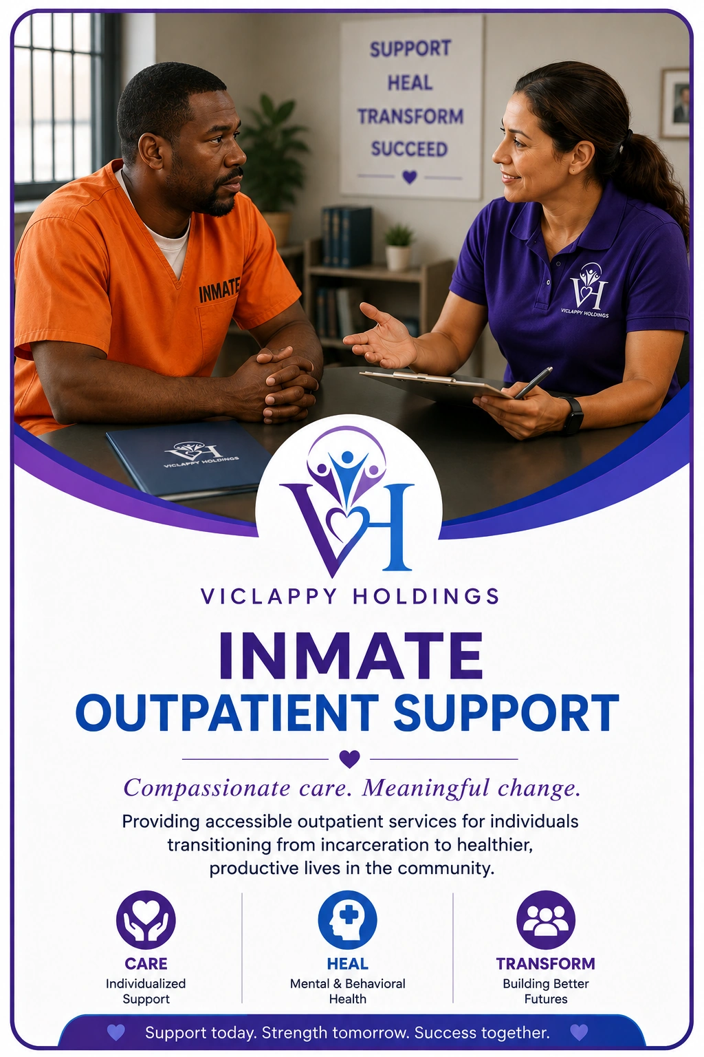 Inmate outpatient support services