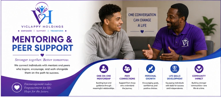 Mentoring & Peer Support - One conversation can change a life