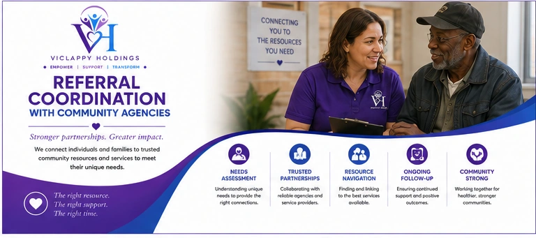 Referral Coordination with Community Agencies - Connecting you to the resources you need