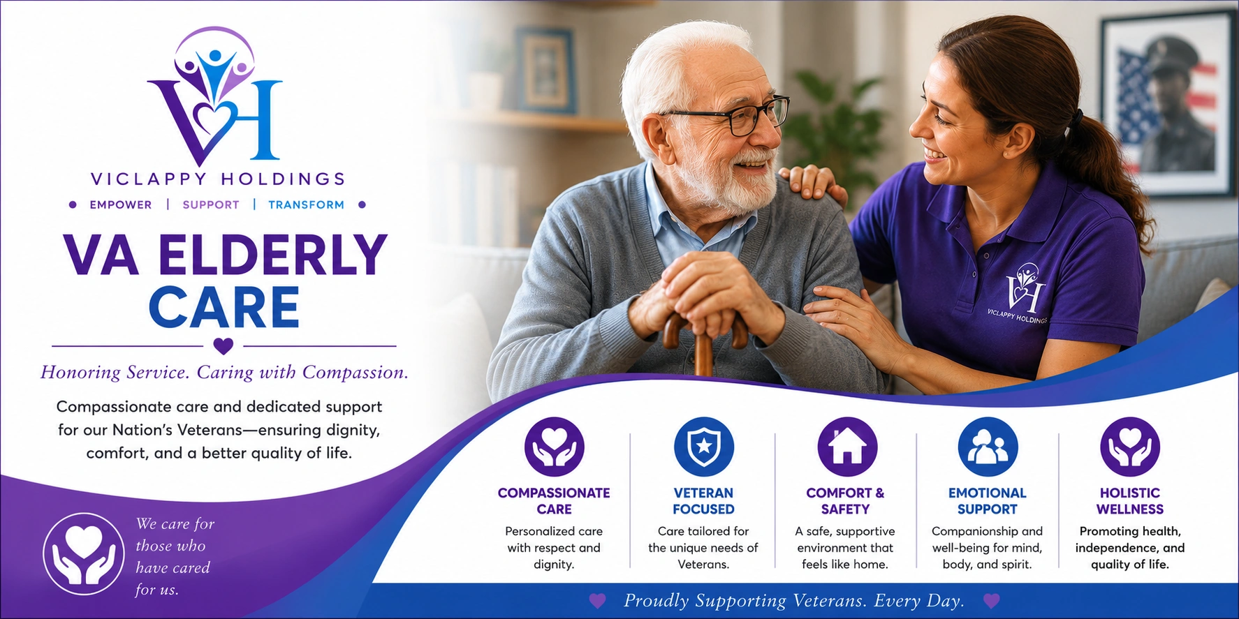 VA Elderly Care - Honoring Service, Caring with Compassion
